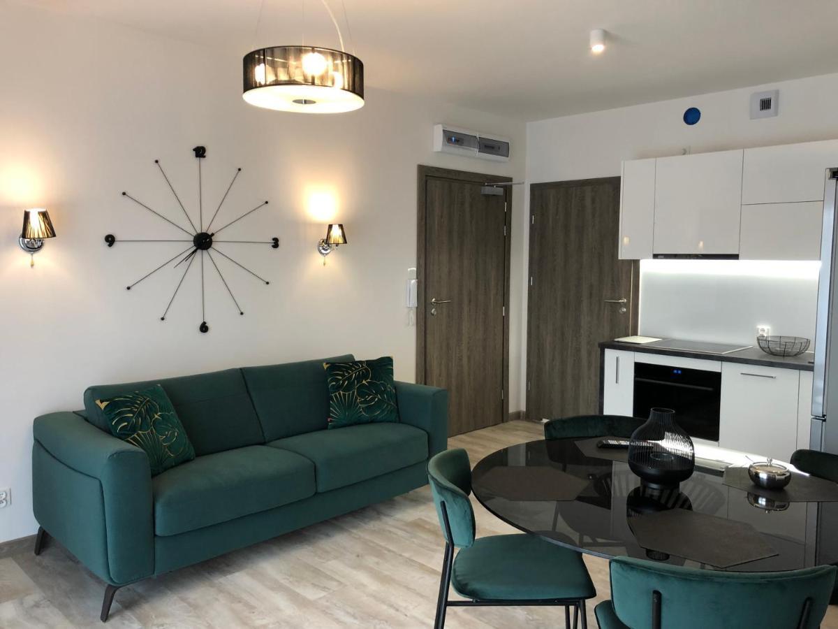 Apartament Lux Green Basen Spa Piec Morz Сяноженти Екстер'єр фото